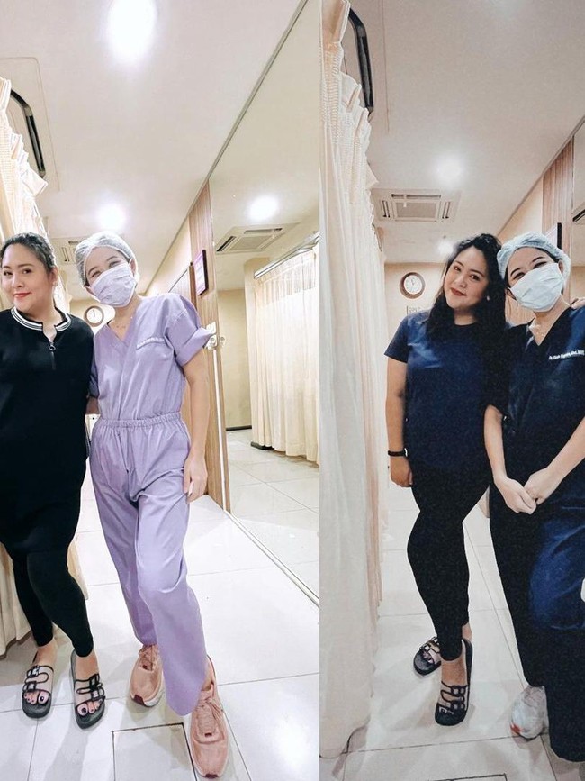 Merubah mindset untuk hidup lebih sehat, makan dan minum yang tepat (real food bukan olahan dan pakai pengawet) menjaga stamina untuk tetap bugar, mendengarkan tubuh kita, selalu bersyukur dan mencintai diri kita, tulisnya. Foto: Instagram @audyitem