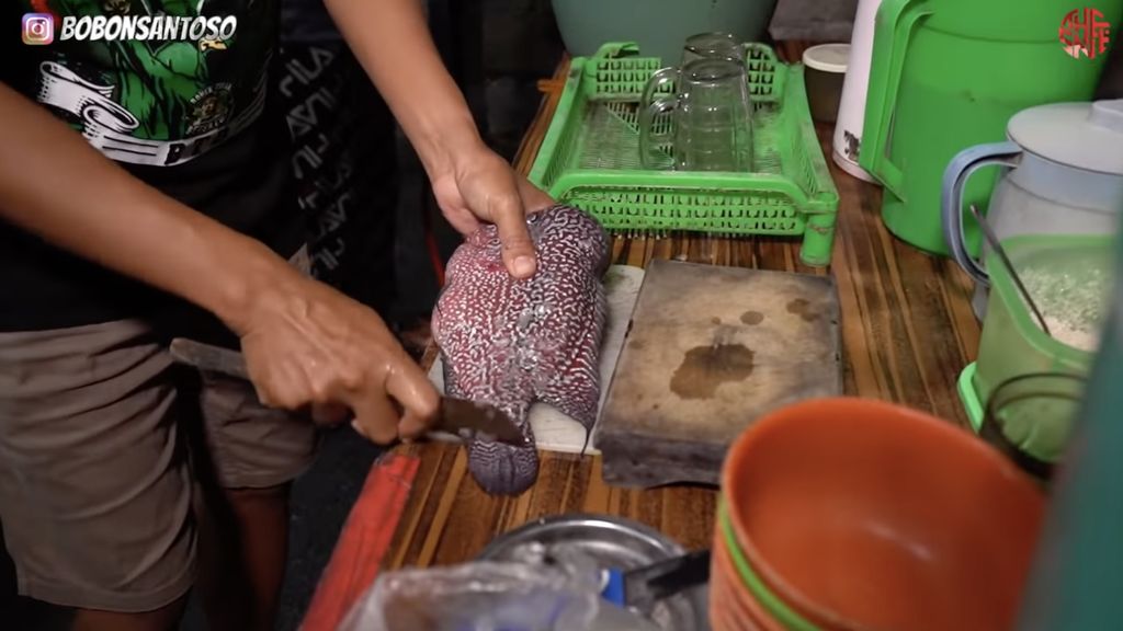 Bawa Ikan Louhan Rp 10 Juta, Bobon Santoso Minta Dibuatkan Pecel Louhan!