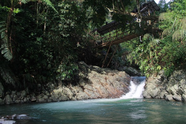Curug atau air terjun Putri Kencana terbilang mudah untuk dijangkau. Lokasinya, tidak jauh dari pusat Kota Bogor (Foto: frameofjndrl/Instagram) Curug atau air terjun Putri Kencana terbilang mudah untuk dijangkau. Lokasinya, tidak jauh dari pusat Kota Bogor (Foto: frameofjndrl/Instagram)