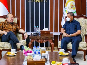 Bertemu Bupati Wajo, Ketua DPD Bahas Revitalisasi Masjid Tua Tosora