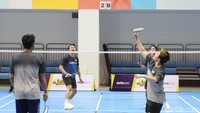 Fun match Vindes vs Owi/Butet mengocok perut. Foto: dok. detikcom