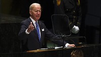 Biden mengungkapkan bahwa Amerika Serikat berkomitmen terhadap keamanan dan mendukung negara Israel. Timothy A. Clary/Pool Photo via AP. 
