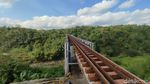 Foto Jembatan Cirahong, Wisata Murah Meriah di Ciamis