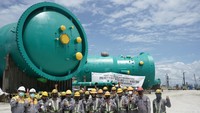 Kargo Generator ini untuk proyek RDMP Pertamina Balikpapan yang akan meningkatkan kapasitas produksi kilang dari 260 ribu barel menjadi 360 ribu barel per hari.Foto: Dok. PT LV Logistics Indonesia