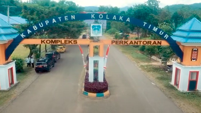 Kompleks perkantoran Pemkab Kolaka Timur (YouTube Diskominfo Koltim)