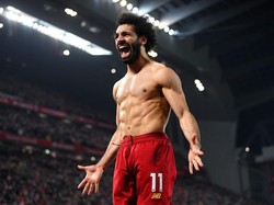 Selanjutnya posisi keempat adalah penyerang Liverpool, Mohamed Salah dan gelandang RB Leipzig, Christopher Nkunku dengan lima gol. Getty Images/Michael Regan
