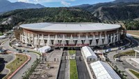 Ini dia venue utama pelaksanaan PON XX 2021, yaitu Stadion Lukas Enembe.