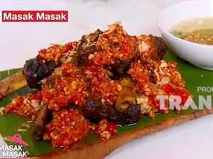 Masak Masak: Resep Konro Bakar Saus Kacang yang Gurihnya Mantap