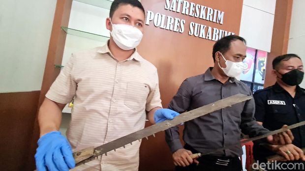 Senjata Tawuran Pelajar di Sukabumi