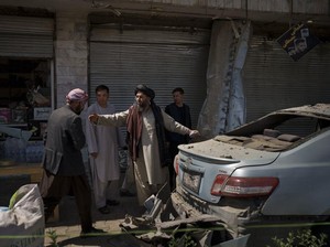 Demo Warga Pakistan Tuntut Taliban Basmi ISIS di Afghanistan