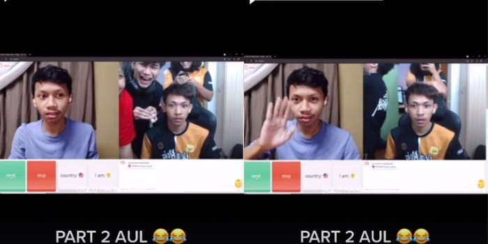 Viral Pria Viral pria bertemu kembaran saat streaming.