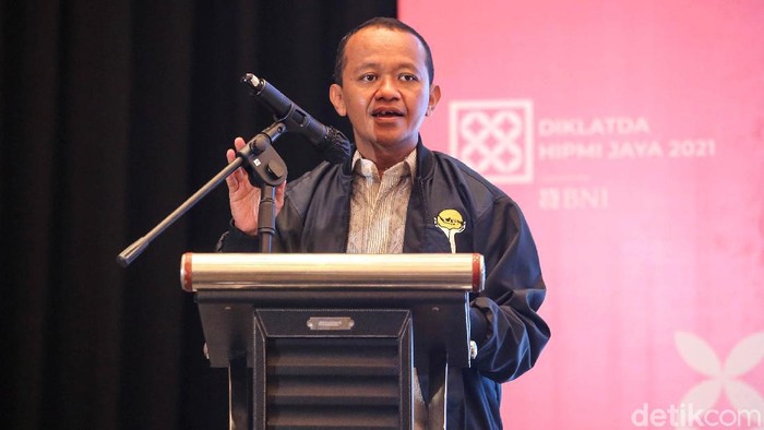 Menteri Investasi RI Bahlil Lahadalia menghadiri pembukaan Pendidikan dan Pelatihan Kader Organisasi Tingkat Daerah (Diklatda) HIPMI Jaya di Jakarta.
