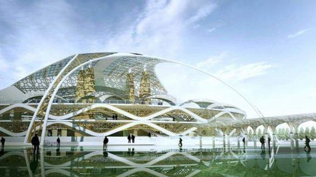 Desain masjid sirwijaya