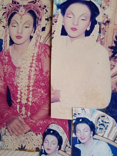 Foto Lusi Tursinah saaat menikah pada tahun 2004 yang viral di media sosial.