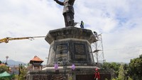 Selain di Semarang, patung Bung Karno juga dibangun di Bali. Tepatnya di ruang terbuka hijau (RTH), Kelurahan/Kecamatan Sukasada, Kabupaten Buleleng, Bali. (dok. Pemkab Buleleng)