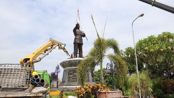 Nantinya, RTH Bung Karno tempat patung ini berada akan menjadi salah satu destinasi wisata sejarah nasional. Pengerjaan RTH Bung Karno saat ini sudah mencapai 60 persen. (dok. Pemkab Buleleng)