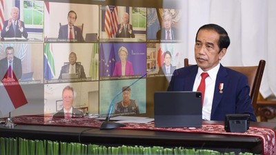 Momen Jokowi Hadiri Global COVID-19 Summit Bicara Ketahanan Kesehatan Dunia
