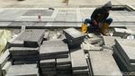 Progres Terkini Revitalisasi Trotoar di Senopati