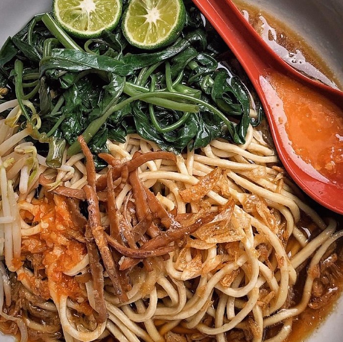 Resep Mie Kangkung Juhi