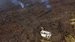 Rumah Warga di Spanyol Terkepung Lahar Gunung Berapi