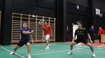 Foto: Momen Latihan Perdana Tim Bulutangkis RI di Finlandia
