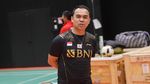 Foto: Momen Latihan Perdana Tim Bulutangkis RI di Finlandia