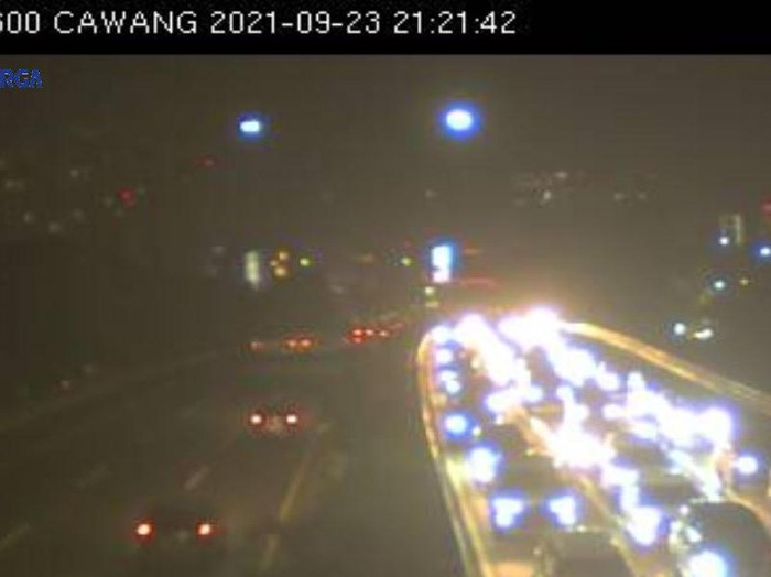 Tol Dalam Kota Jakarta arah Bekasi macet