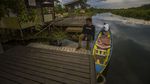 Serunya Wisata Religi Sambil Menyusuri Sungai di Kalsel