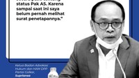 Sementara itu, Ketua Badan Advokasi Hukum dan HAM DPP Partai Golkar Supriansa belum tahu pasti soal status Azis. Sebab, dia belum melihat surat penetapan tersangka itu.