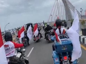 Penjelasan HDCI soal Rombongan Moge Lewat Jembatan yang Belum Resmi Dibuka