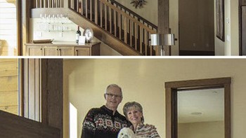 Hiii, anjing ini digendong sama hantu? Kemana kaki kakek dan nenek ini. Foto: Boredpanda