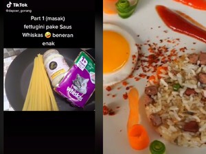 Orang-orang Ini Bikin Spaghetti dan Nasi Goreng Campur Whiskas, Apa Enak?