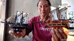 Mantap! Miniatur Kapal Made in Klaten Ini Tembus Pasar AS-Eropa