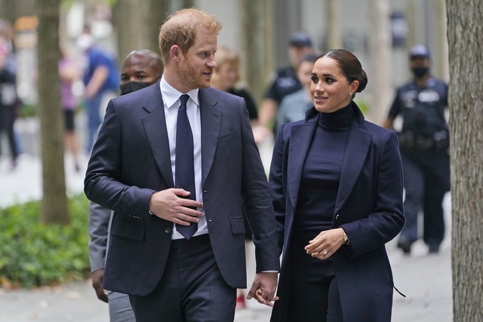 Pangeran Harry dan Meghan Markle di New York City. (Foto: AP/Seth Wenig) Pangeran Harry dan Meghan Markle di New York City. (Foto: AP/Seth Wenig)