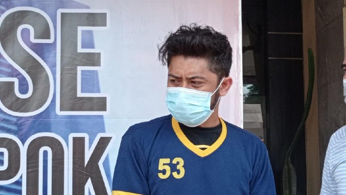Pelaku pembunuhan anggota TNI di Depok dihadirkan di jumpa pers Polresta Depok