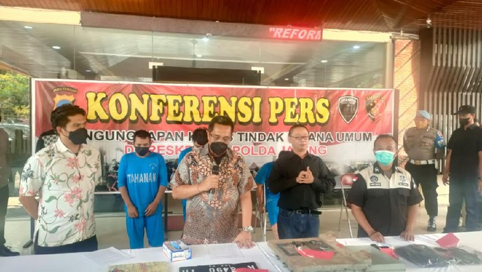 Rilis kasus pencurian spesialis brankas minimarket, Jumat (24/9/2021).