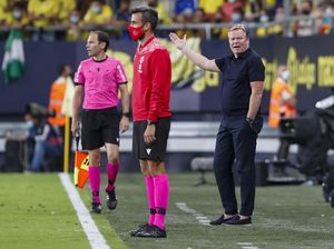 Barcelona Diimbangi Cadiz, Ronald Koeman Diusir Wasit