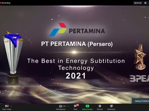Transisi Energi Pertamina Raih Penghargaan dari Forum Ekselen BUMN