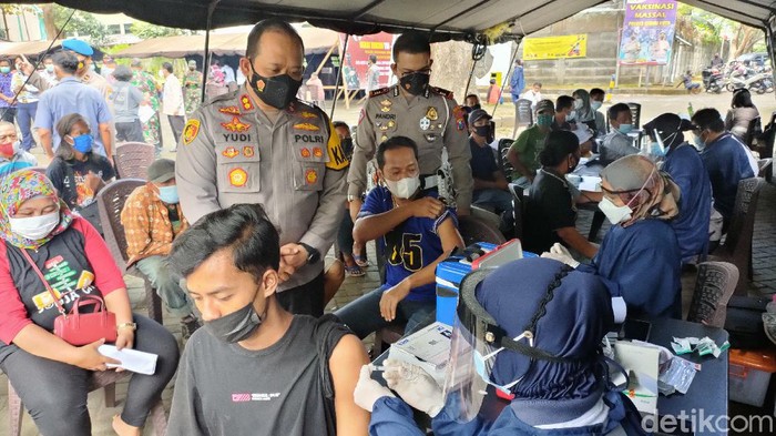vaksinasi tunawisma di kota kediri