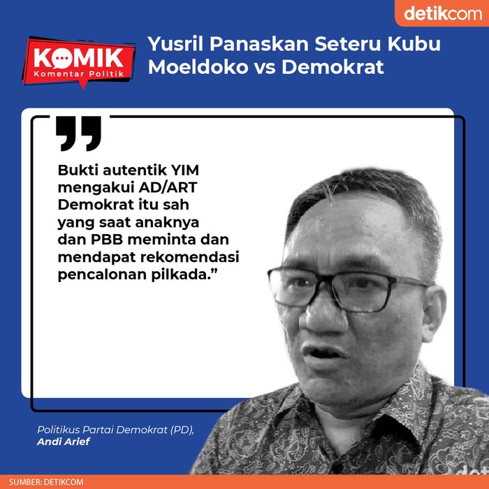 Yusril Panaskan Seteru Kubu Moeldoko vs Demokrat (detikcom)