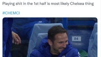 Ternyata emang kebiasaan mereka ya, main jelek di babak pertama? Foto: (Screenshoot Twitter).