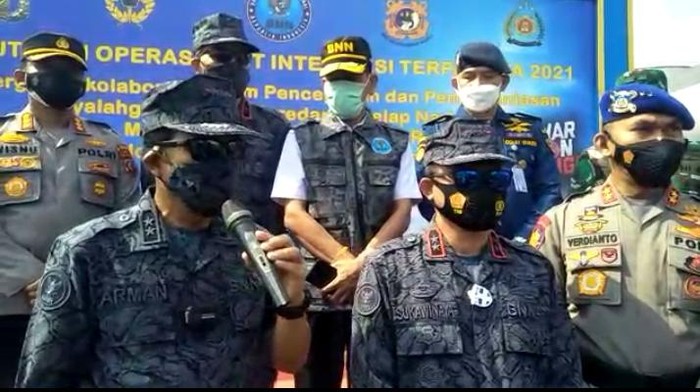 Deputi Bidang Pemberantasan BNN, Irjen Arman Depari (pegang mic) di Medan (dok. Istimewa)