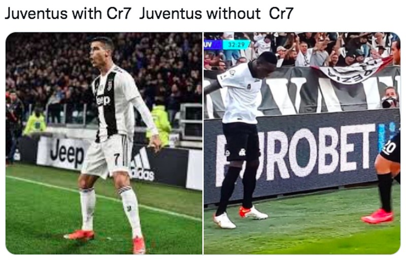 Meme Juventus Kacau Balau Ditinggal Ronaldo
