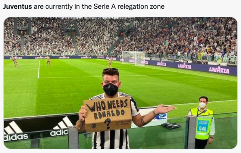 Meme Juventus Kacau Balau Ditinggal Ronaldo