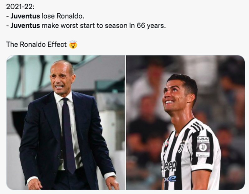 Meme Juventus Kacau Balau Ditinggal Ronaldo