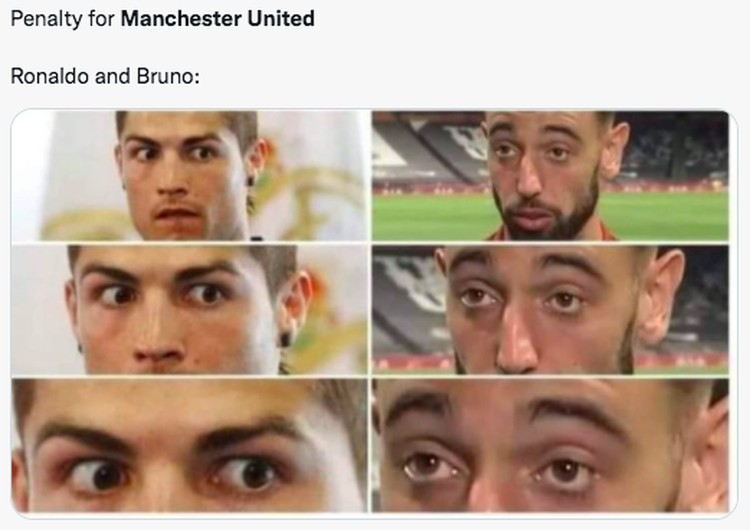 Meme Manchester United Kalah Lawan Aston Villa