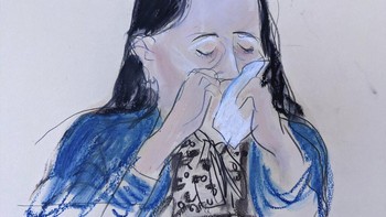 Foto ilustrasi saat Meng menghadapi proses pengadilan terakhirnya. Sebelumnya, Wanzhou ditahan atas tuduhan penipuan bank dan menyesatkan bank HSBC mengenai informasi bisnis Huawei di Iran. Ia ditangkap oleh otoritas Kanada atas permintaan Amerika Serikat karena dituding menutupi transaksi perangkat Huawei dengan Iran, negara yang kena sanksi perdagangan AS. Foto: Associated Press