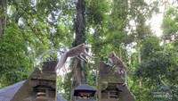 Pura di kawasan hutan.