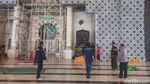 Penampakan Mimbar Masjid Raya Makassar yang Dibakar OTK