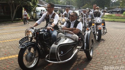 Potret Wakil Ketua MPR Sosialisasi 4 Pilar Kepada Klub Motor di Bandung